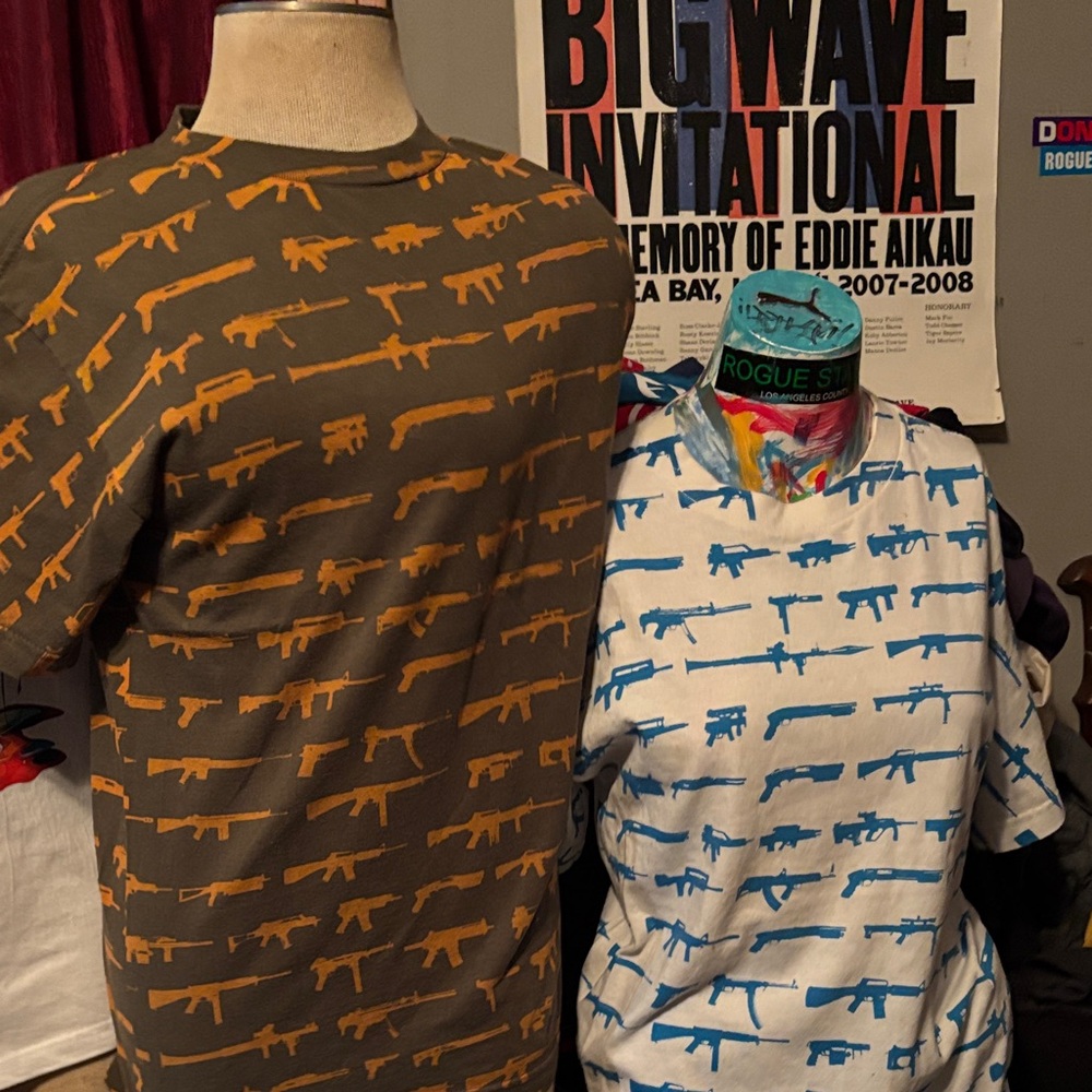 Men's Graphic Jersey - Orange and Blue